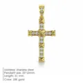 Großer Kreuz Stil / Gold