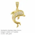 Großer Delfin / Gold