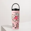 Twilight Handle Pink + Stickers 700ml