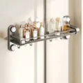 50cm mit 4 Haken / Gunmetal Grau