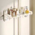 40cm mit 3 Haken / Cremeweiß