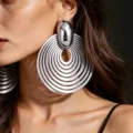 Earrings / Silver Gray