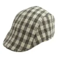 One Size / Houndstooth Plaid Beige