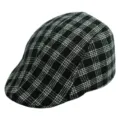 One Size / Houndstooth Plaid Black and White