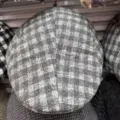 One Size / Five-Line Small Plaid Light Gray