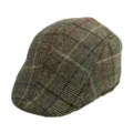 One Size / New Double-Spliced Line Plaid Light Brown