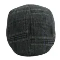 One Size / New Double-Spliced Line Plaid Dark Gray