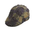 One Size / Broken Line Plaid Khaki Purple