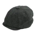 One Size / British Newsboy Cap Dark Gray