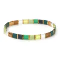Green Yellow Clear Square Mix