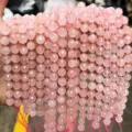 64-Faceted 5A Natural Madagascar Rose Quartz