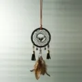 Black Tassel Spotted Feather(9127B) / Black