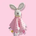 Roze Konijn met Stip Etiket