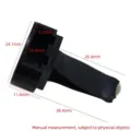 H Clip + Round Card Slot / Black