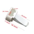 H Clip + Round Card Slot / White