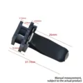 H Clip + Square Card Slot / Black