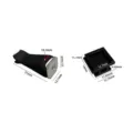 Square Head Clip + Square Card Slot / Black