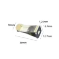 Square Head Clip / Steel Color