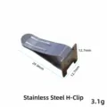 H Clip / Steel Color