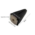 Square Silicone Square Sheet Clip / Black