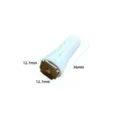 Round Silicone Square Sheet Clip / Off White