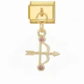 Rosa Strass Bogen und Pfeil