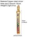 Colorful Zircon Bar (AC23092G1)