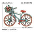 Antique Bronze Red Blue