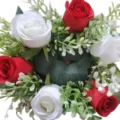 New Wreath Red White