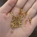 2.0mm / 1g Circa 58pz / rame placcato in oro vero 18K