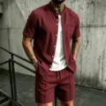 S / Top And Bottom / Burgundy