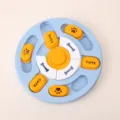 Style Puzzle Siffleur / 25x25x3.5cm / Bleu-Jaune
