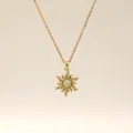 Gold Small Blue Opal Style
