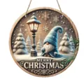 20*20*0.3cm / Weihnachtsschneelandschaft Hängeschild 20260923