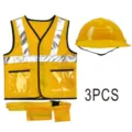 One Size / Set / 3-Piece Set (Vest + Hat + Belt) / Yellow