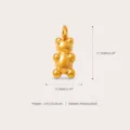 Beervormige Hanger / Goud