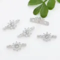 5 Rangées de Strass (Couleur Or Blanc)