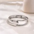 Style fermoir carré ajouré (As0016)