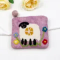 Purple Black-Faced Sheep