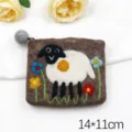 Dark Coffee Black-Faced Sheep