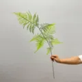 100cm 7 Leaves Single Branch / Light Green