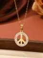 Peace Sign Necklace