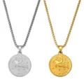 Virgo Zodiac Pendant / Steel