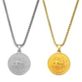 Taurus Zodiac Pendant / Steel