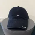 Réglable / Broderie de Lettres (Casquette Broderie An) / Noir