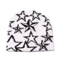 One Size / White and Black Star Pattern