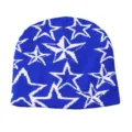 One Size / Dark Blue and White Star Pattern
