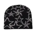 One Size / Black and Gray Star Pattern