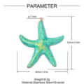 Cyan-Green Starfish(XH348-4)