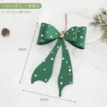 Large Bow-Green (LCB002) / 20x13cm